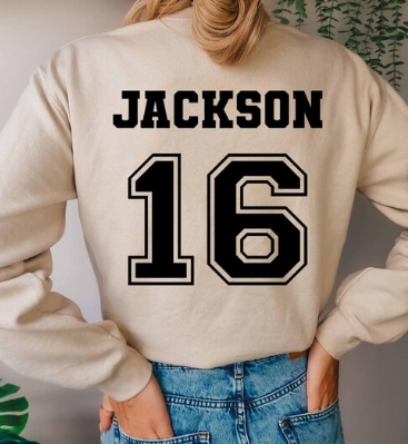 Custom Football sweater