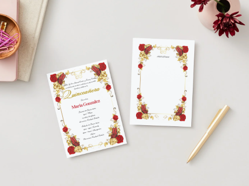Virtual Quinceañera invitations