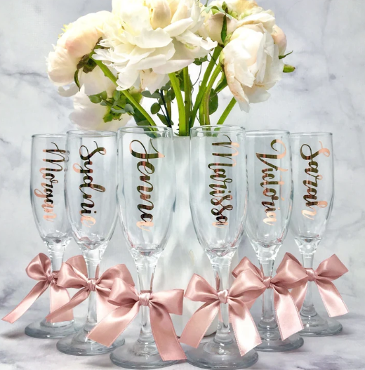 Custom Champagne Glass flutes