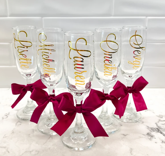 Custom Champagne Glass flutes